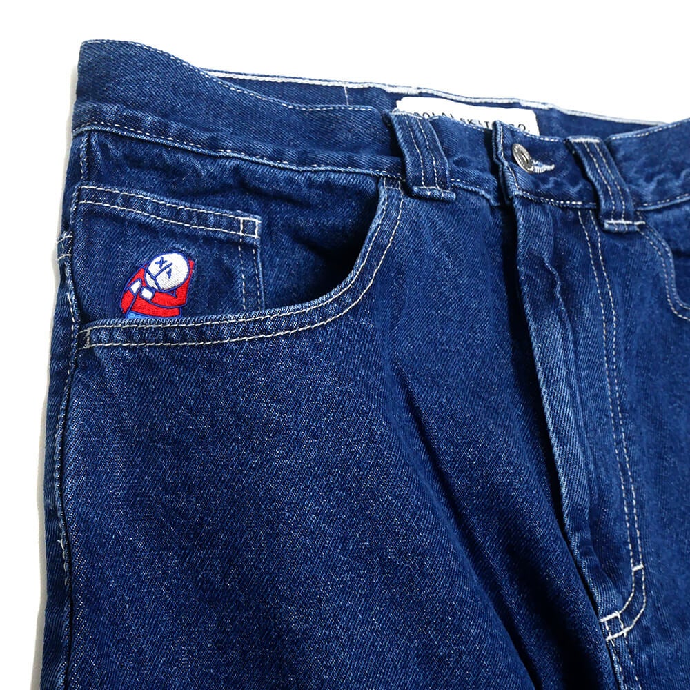 POLAR JEANS  ポーラー  パンツ ジーンズ ビッグボーイ オージー  BIG BOY OG  BLUE WASH  スケートボード スケボー 1