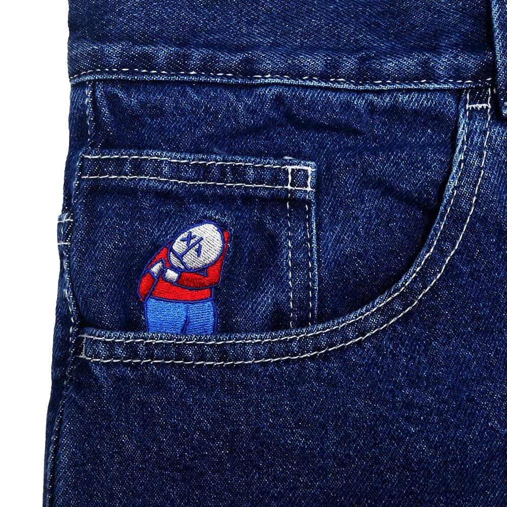 POLAR JEANS  ポーラー  パンツ ジーンズ ビッグボーイ オージー  BIG BOY OG  BLUE WASH  スケートボード スケボー 7