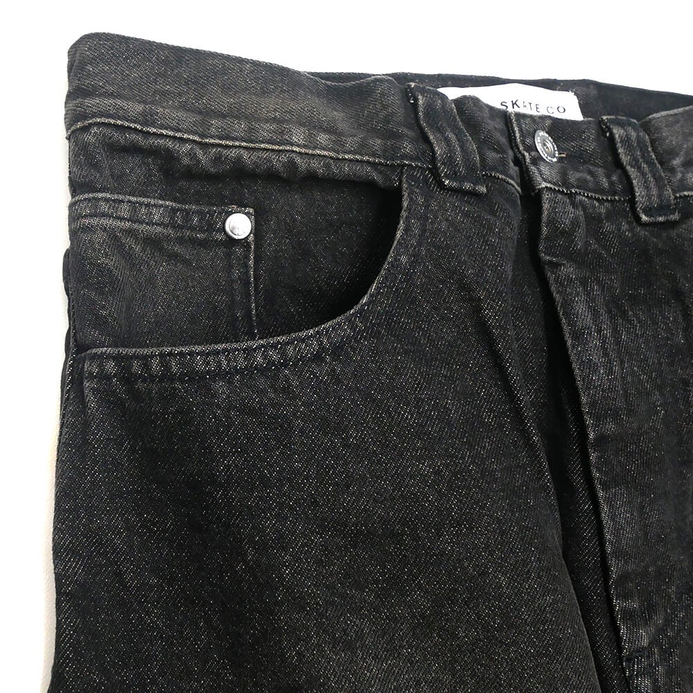 POLAR JEANS  ポーラー  パンツ ジーンズ ビッグボーイ  BIG BOY DIRTY BLACK  スケートボード スケボー 1