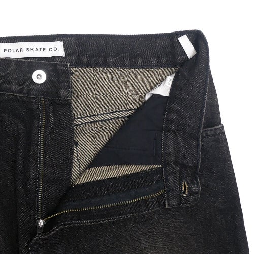 POLAR JEANS  ポーラー  パンツ ジーンズ  93  DIRTY BLACK スケートボード スケボー 3