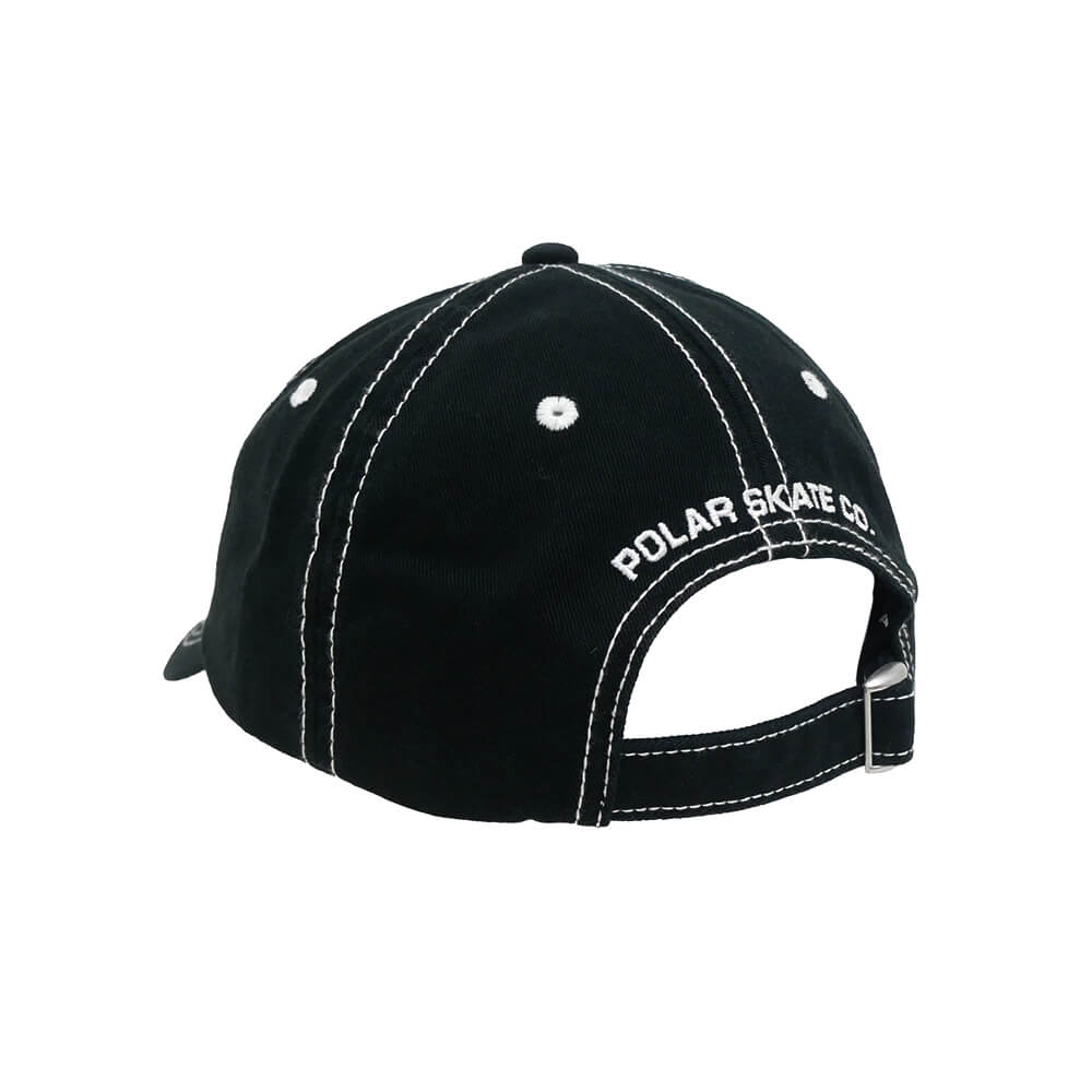 POLAR CAP ポーラー  キャップ SAI CONTRAST BLACK  スケートボード スケボー 2