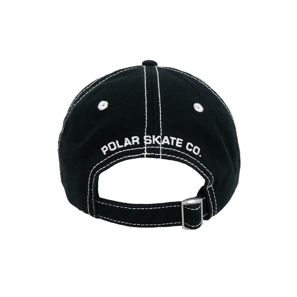 POLAR CAP ポーラー  キャップ SAI CONTRAST BLACK  スケートボード スケボー 3