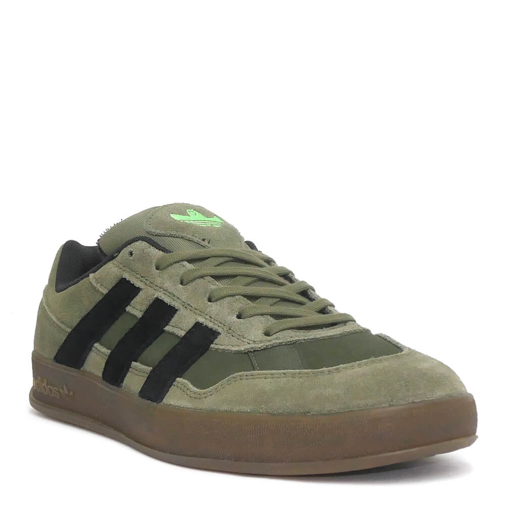 ADIDAS SKATEBOARDING SHOES アディダススケートボーディング シューズ スニーカー ALOHA SUPER OLIVE/BLACK/GUM KJ0281 スケートボード スケボー 1