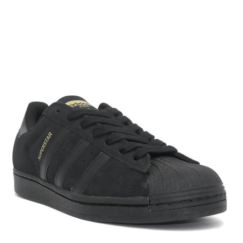 ADIDAS SKATEBOARDING SHOES アディダススケートボーディング シューズ スニーカー スーパースター SUPERSTAR ADV BLACK/BLACK/GOLD KZ8893 スケートボード スケボー 1
