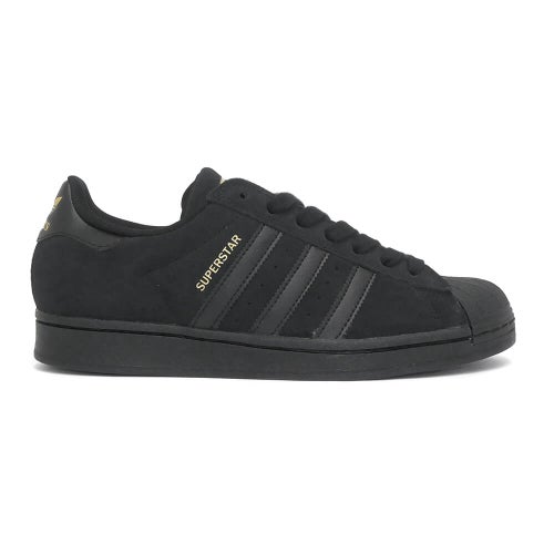 ADIDAS SKATEBOARDING SHOES アディダススケートボーディング シューズ スニーカー スーパースター SUPERSTAR ADV BLACK/BLACK/GOLD KZ8893 スケートボード スケボー 4