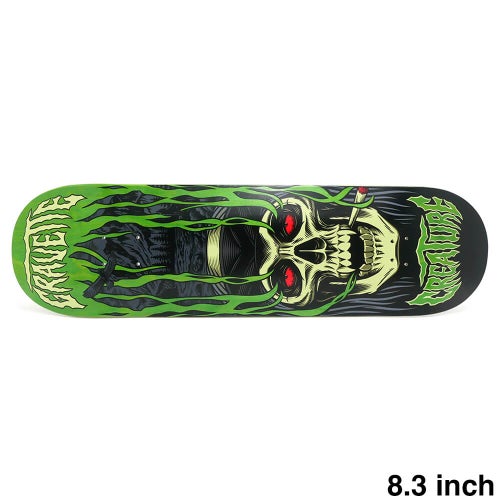 CREATURE DECK クリーチャー デッキ DAVID GRAVETTE HIPPIE SKULL IV 8.3 スケートボード スケボー 1