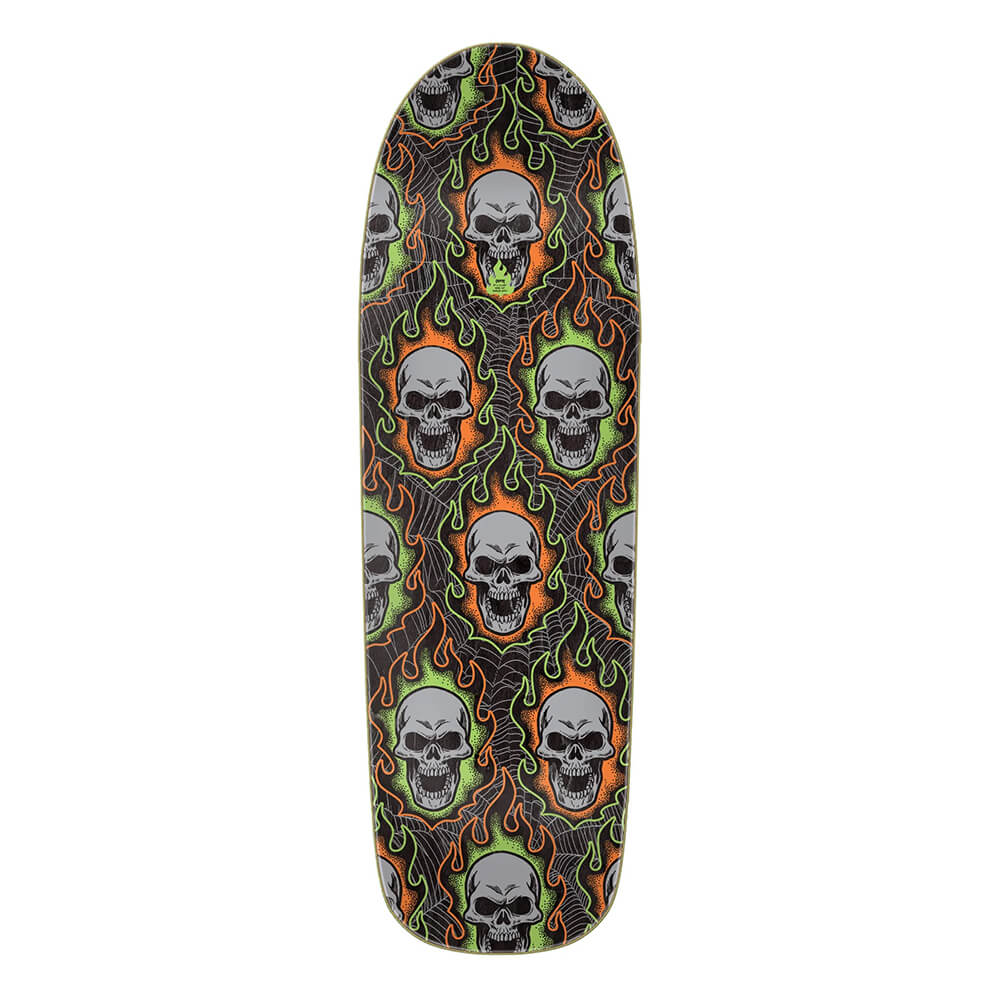 CREATURE DECK クリーチャー デッキ TEAM BONEHEAD WEBBED 9.0 WHEEL WELLS スケートボード スケボー 3