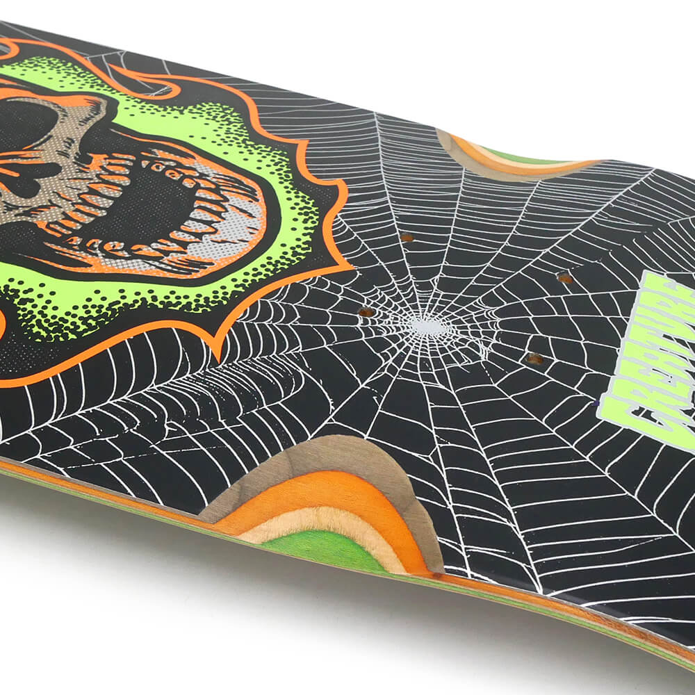 CREATURE DECK クリーチャー デッキ TEAM BONEHEAD WEBBED 9.0 WHEEL WELLS スケートボード スケボー 4