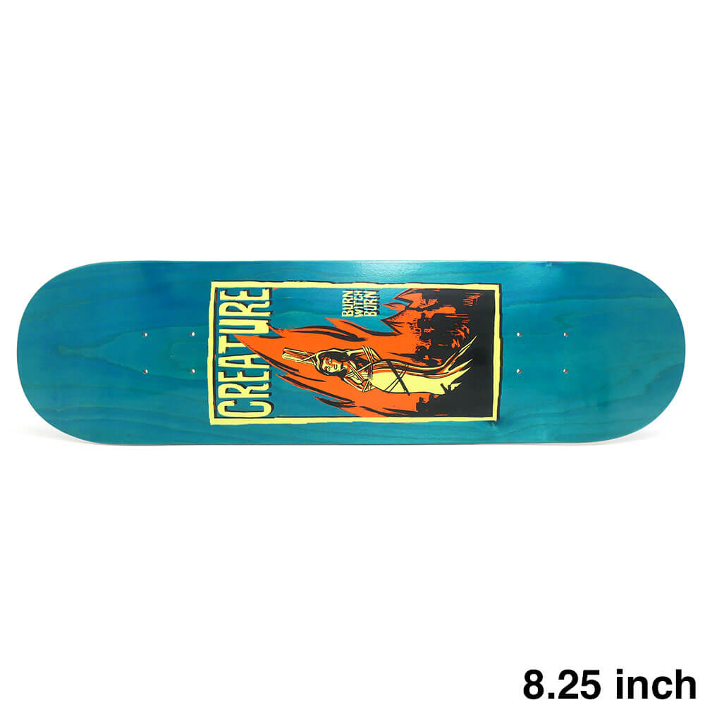 CREATURE DECK クリーチャー デッキ TEAM BURN WITCH BURN 8.25 スケートボード スケボー 1