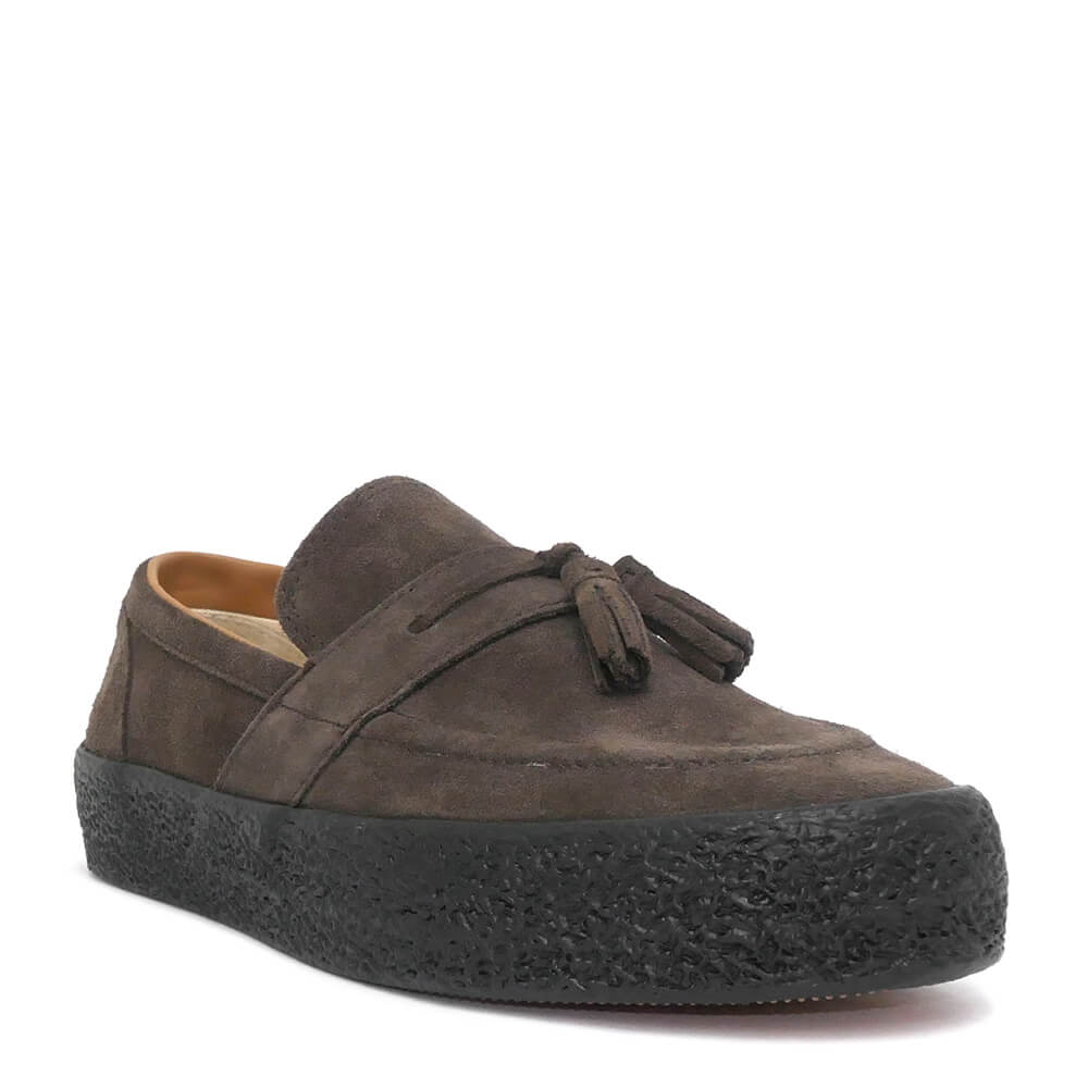 LAST RESORT AB SHOES ラストリゾートエービー シューズ スニーカー VM005 LOAFER SUEDE DEEP BROWN/BLACK スケートボード スケボー 1