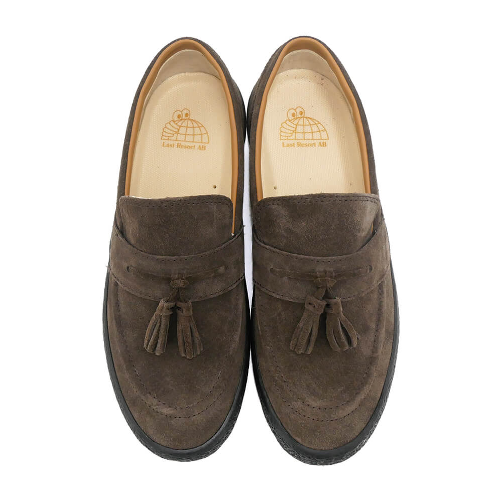 LAST RESORT AB SHOES ラストリゾートエービー シューズ スニーカー VM005 LOAFER SUEDE DEEP BROWN/BLACK スケートボード スケボー 2
