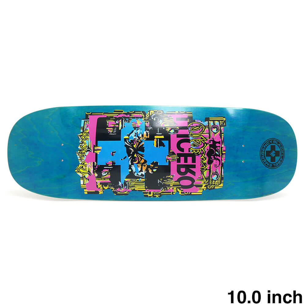 BLACK LABEL DECK ブラックレーベル デッキ JOHN LUCERO MASH UP EMERALD STAIN 10.0 JUMBOTRON SHAPE スケートボード スケボー 1