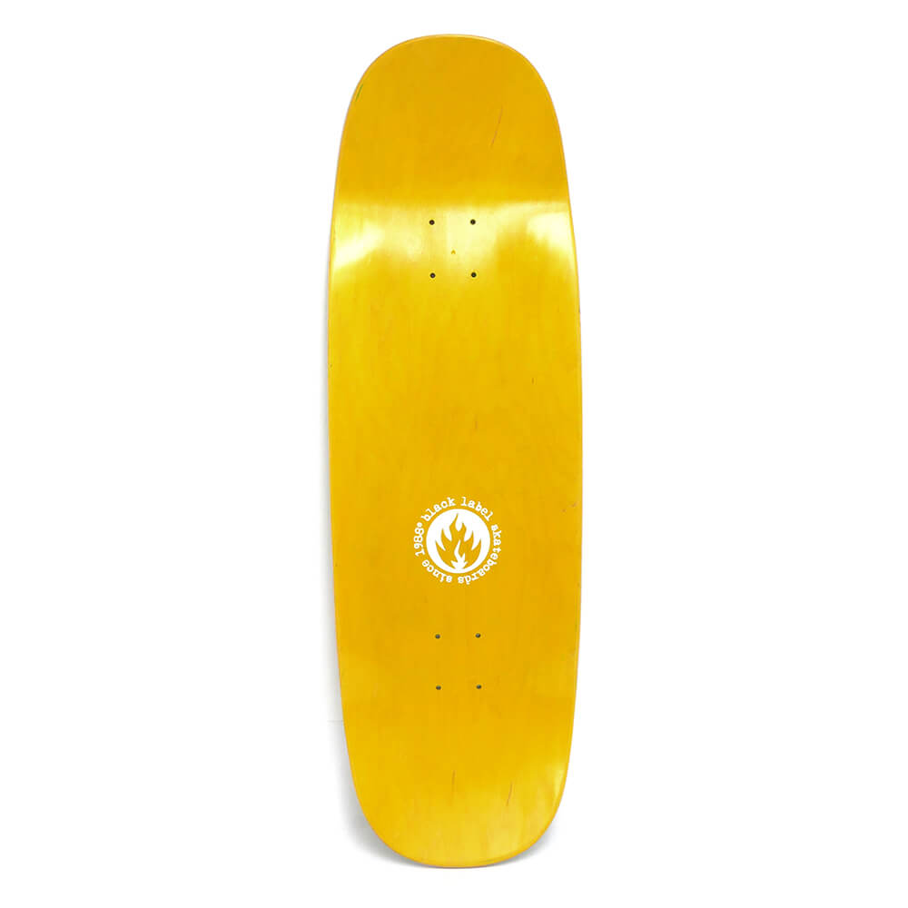 BLACK LABEL DECK ブラックレーベル デッキ TEAM STAND BY GREEN STAIN 10.0 JUMBOTRON SHAPE スケートボード スケボー 3