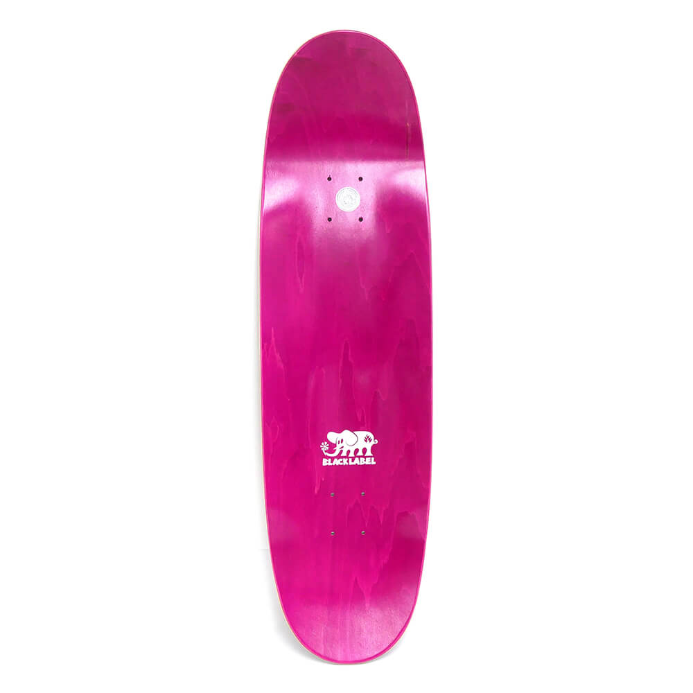 BLACK LABEL DECK ブラックレーベル デッキ ELIJAH AKERLEY PINK ELEPHANTS GREY 9.0 EGG SHAPE スケートボード スケボー 3