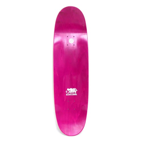 BLACK LABEL DECK ブラックレーベル デッキ ELIJAH AKERLEY PINK ELEPHANTS GREY 9.0 EGG SHAPE スケートボード スケボー 3
