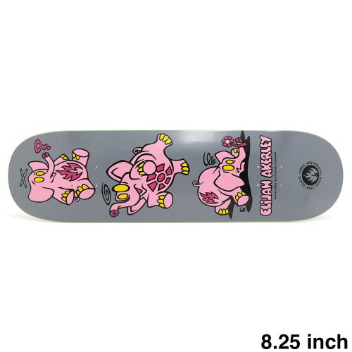 BLACK LABEL DECK ブラックレーベル デッキ ELIJAH AKERLEY PINK ELEPHANTS GREY 8.25 スケートボード スケボー 1