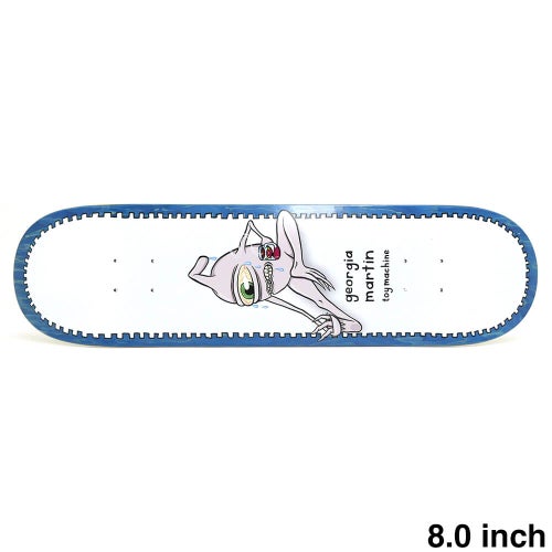 TOY MACHINE DECK トイマシーン デッキ GEORGIA MARTIN STRETCH BLUE STAIN 8.0 スケートボード スケボー 1