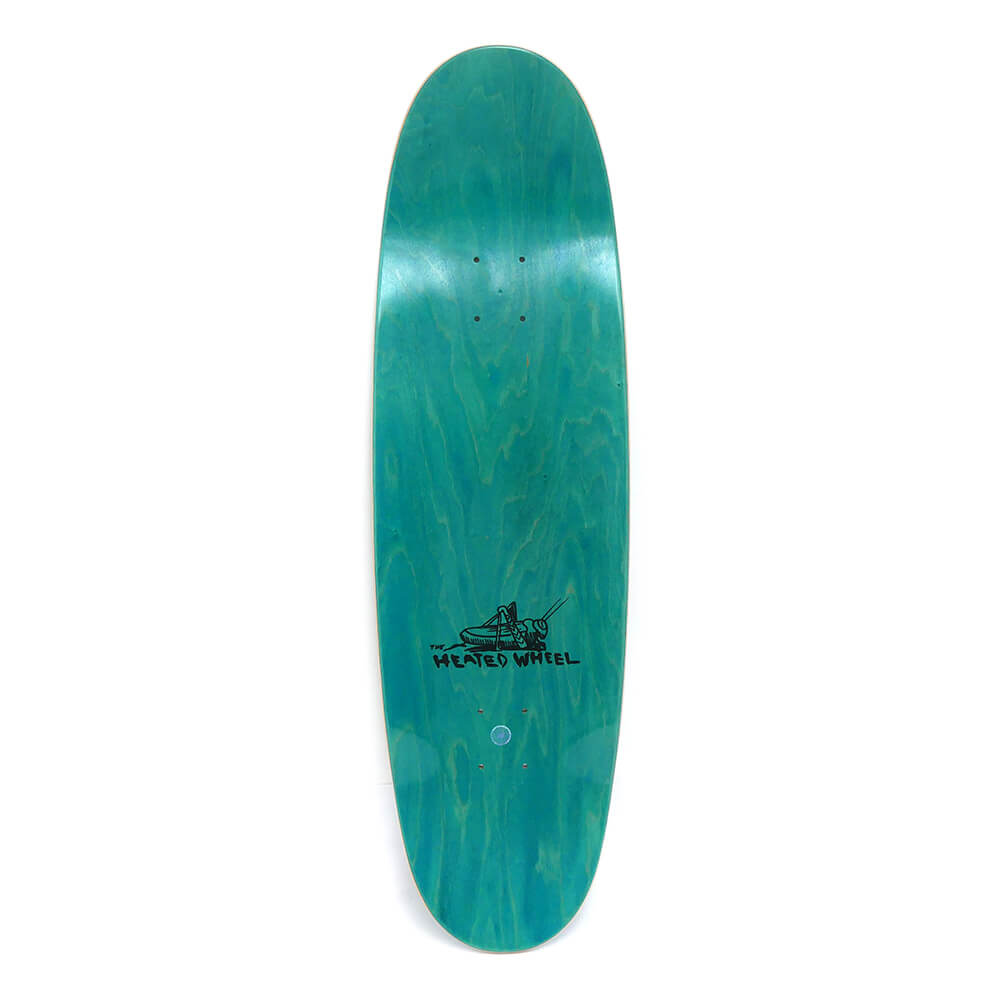 HEATED WHEEL DECK ヒーテッドウィール デッキ TEAM CLEANER ACID 9.25 90's EGG SHAPE スケートボード スケボー 3