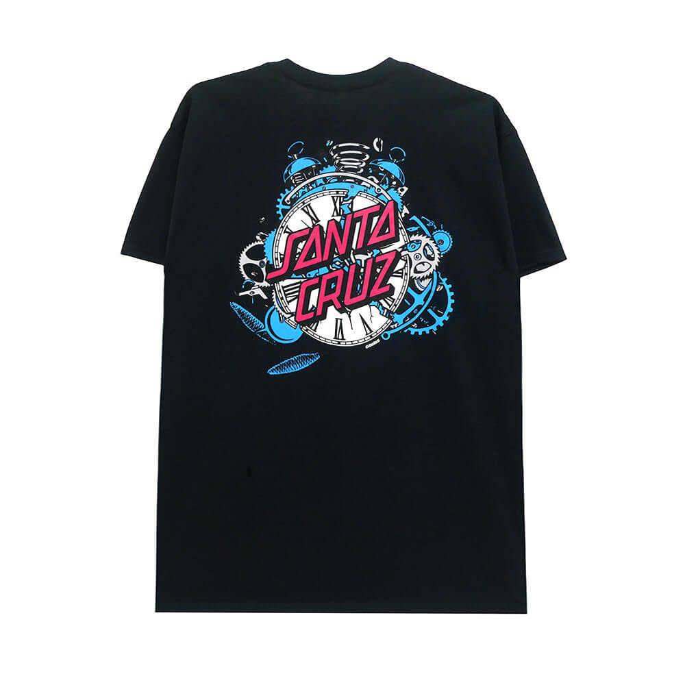 SANTA CRUZ T-SHIRT サンタクルーズ  Tシャツ  GRABKE EXPLODING DOT  BLACK スケートボード スケボー 