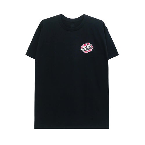 SANTA CRUZ T-SHIRT サンタクルーズ  Tシャツ  GRABKE EXPLODING DOT  BLACK スケートボード スケボー 1