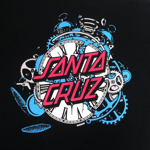 SANTA CRUZ T-SHIRT サンタクルーズ  Tシャツ  GRABKE EXPLODING DOT  BLACK スケートボード スケボー 3