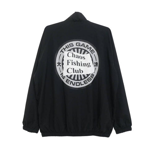 CHAOS FISHING CLUB JACKET カオスフィッシングクラブ  ジャケット  ENDLESS GAME TRACK JKT  BLACK  スケートボード スケボー 