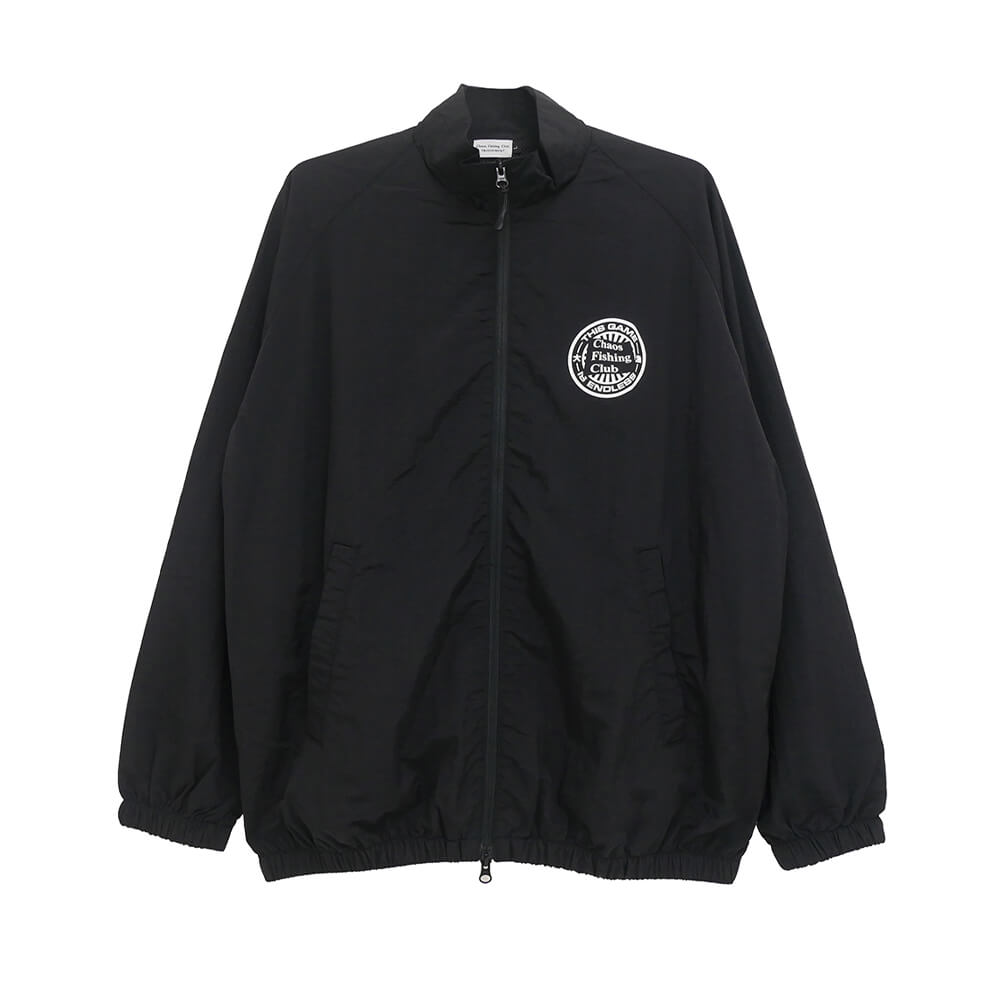 CHAOS FISHING CLUB JACKET カオスフィッシングクラブ  ジャケット  ENDLESS GAME TRACK JKT  BLACK  スケートボード スケボー 1