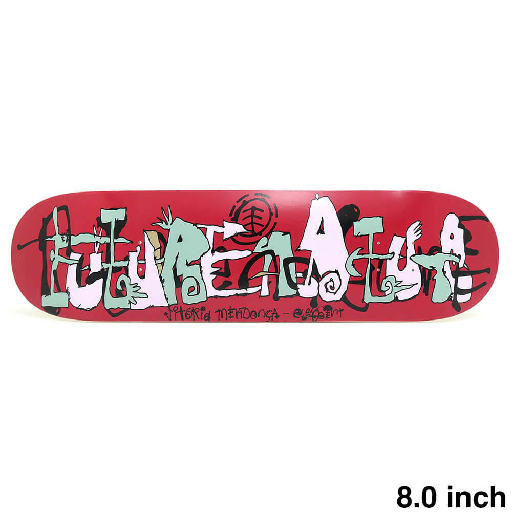 ELEMENT DECK エレメント デッキ VITORIA MENDONCA FUTURE 8.0 スケートボード スケボー 1