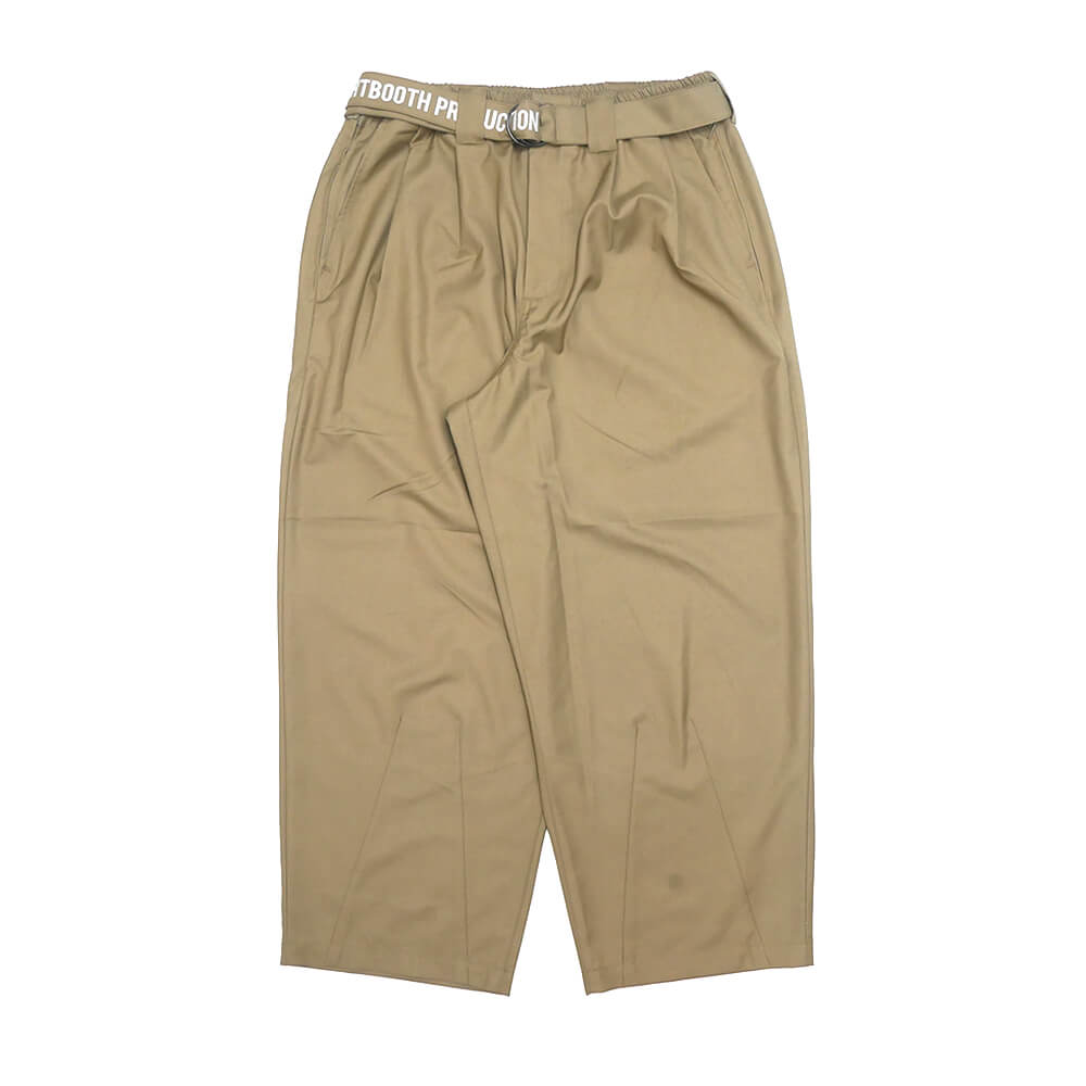 TIGHTBOOTH（TBPR） PANTS タイトブース  パンツ ジーンズ BAGGY SLACKS  KHAKI  スケートボード スケボー 