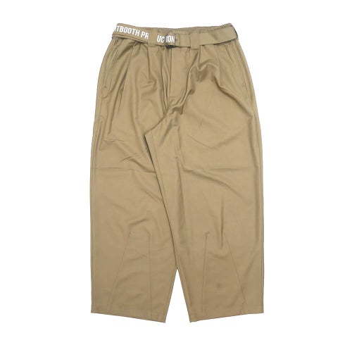 TIGHTBOOTH（TBPR） PANTS タイトブース  パンツ ジーンズ BAGGY SLACKS  KHAKI  スケートボード スケボー 