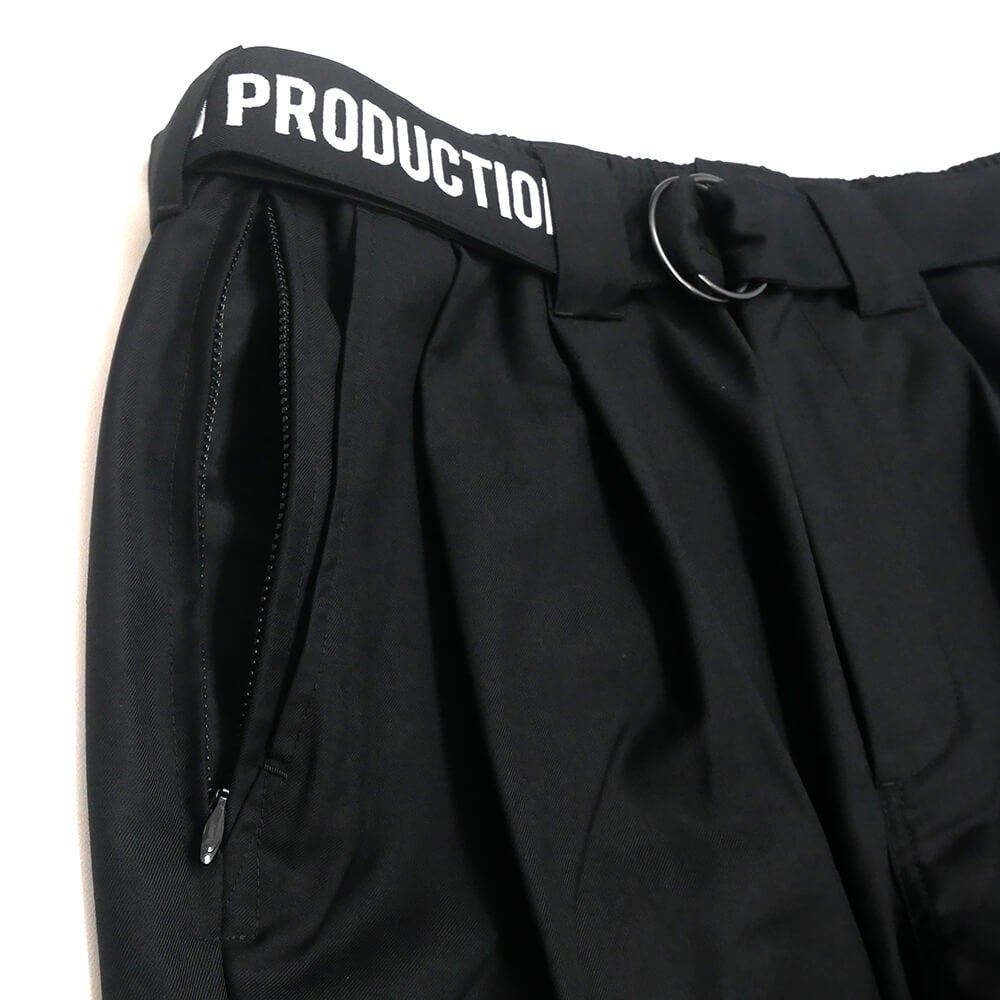TIGHTBOOTH（TBPR） PANTS タイトブース  パンツ ジーンズ  BAGGY SLACKS BLACK  スケートボード スケボー 2