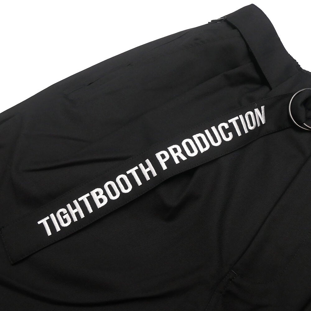 TIGHTBOOTH（TBPR） PANTS タイトブース  パンツ ジーンズ  BAGGY SLACKS BLACK  スケートボード スケボー 9
