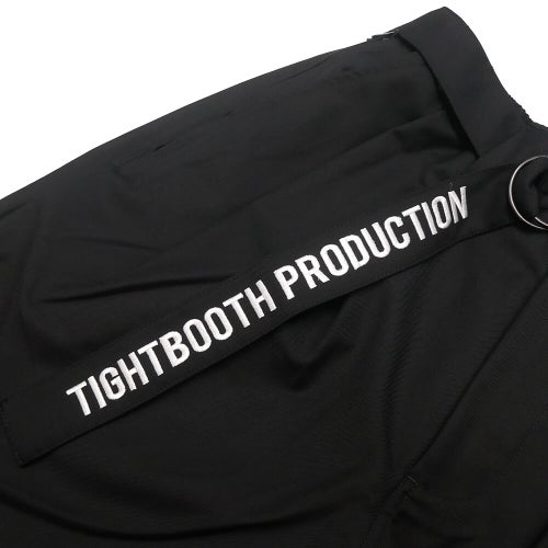 TIGHTBOOTH（TBPR） PANTS タイトブース  パンツ ジーンズ  BAGGY SLACKS BLACK  スケートボード スケボー 9