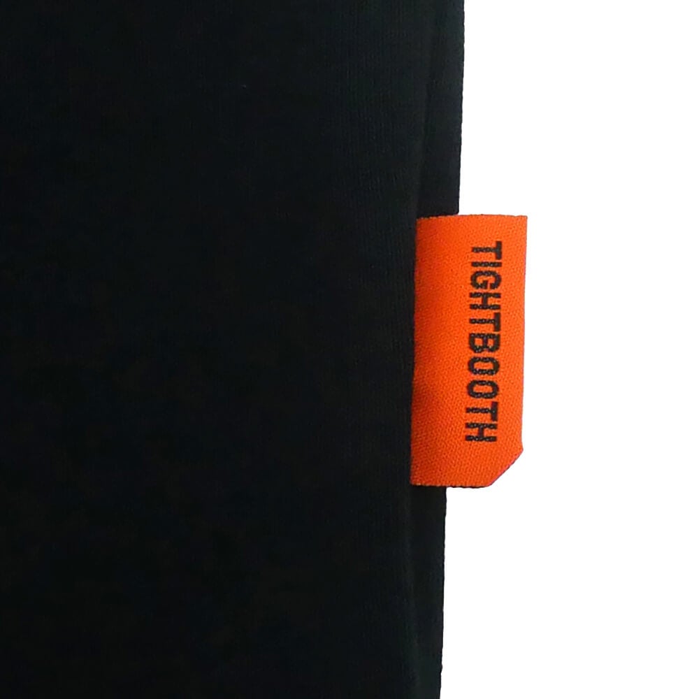 TIGHTBOOTH（TBPR）T-SHIRT タイトブース  Tシャツ  DISTORTION  BLACK  スケートボード スケボー 2