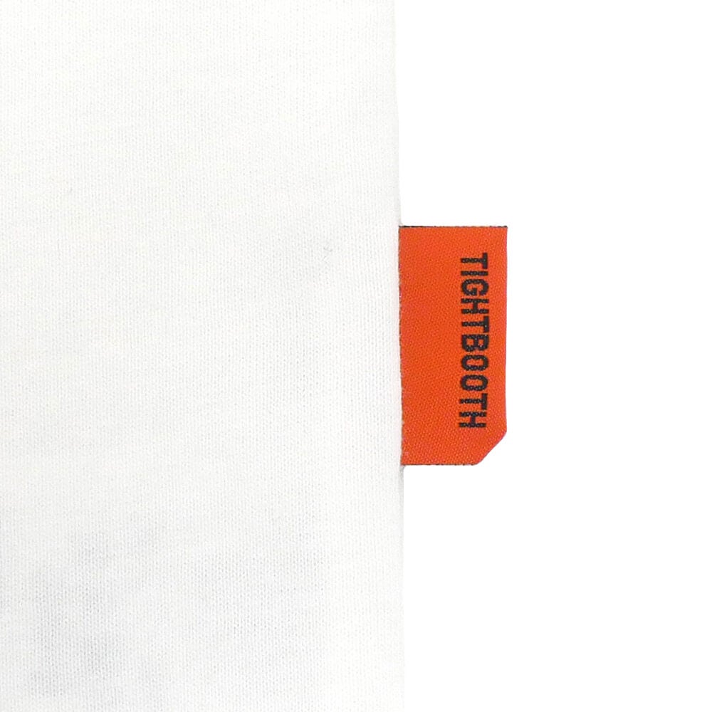 TIGHTBOOTH（TBPR）T-SHIRT  タイトブース  Tシャツ  DISTORTION  WHITE スケートボード スケボー 2