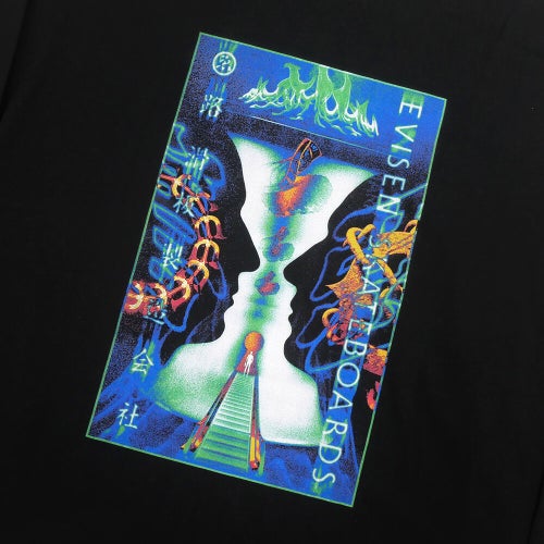 EVISEN LONG SLEEVE  エビセン  ロングスリーブTシャツ  VASE  BLACK  スケートボード スケボー 1