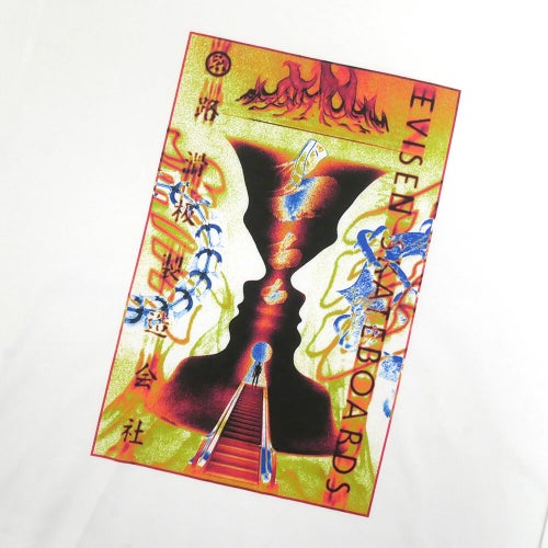 EVISEN LONG SLEEVE エビセン  ロングスリーブTシャツ  VASE  WHITE  スケートボード スケボー 1