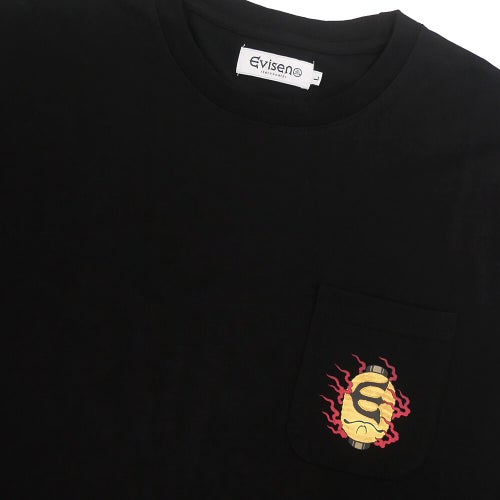 EVISEN LONG SLEEVE  エビセン ロングスリーブTシャツ  HYAKKI YAENZU  BLACK  スケートボード スケボー 2
