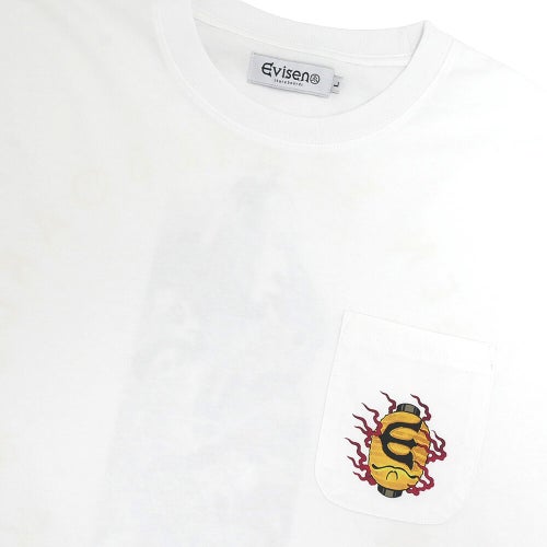EVISEN LONG SLEEVE  エビセン  ロングスリーブTシャツ  HYAKKI YAENZU  WHITE  スケートボード スケボー 2