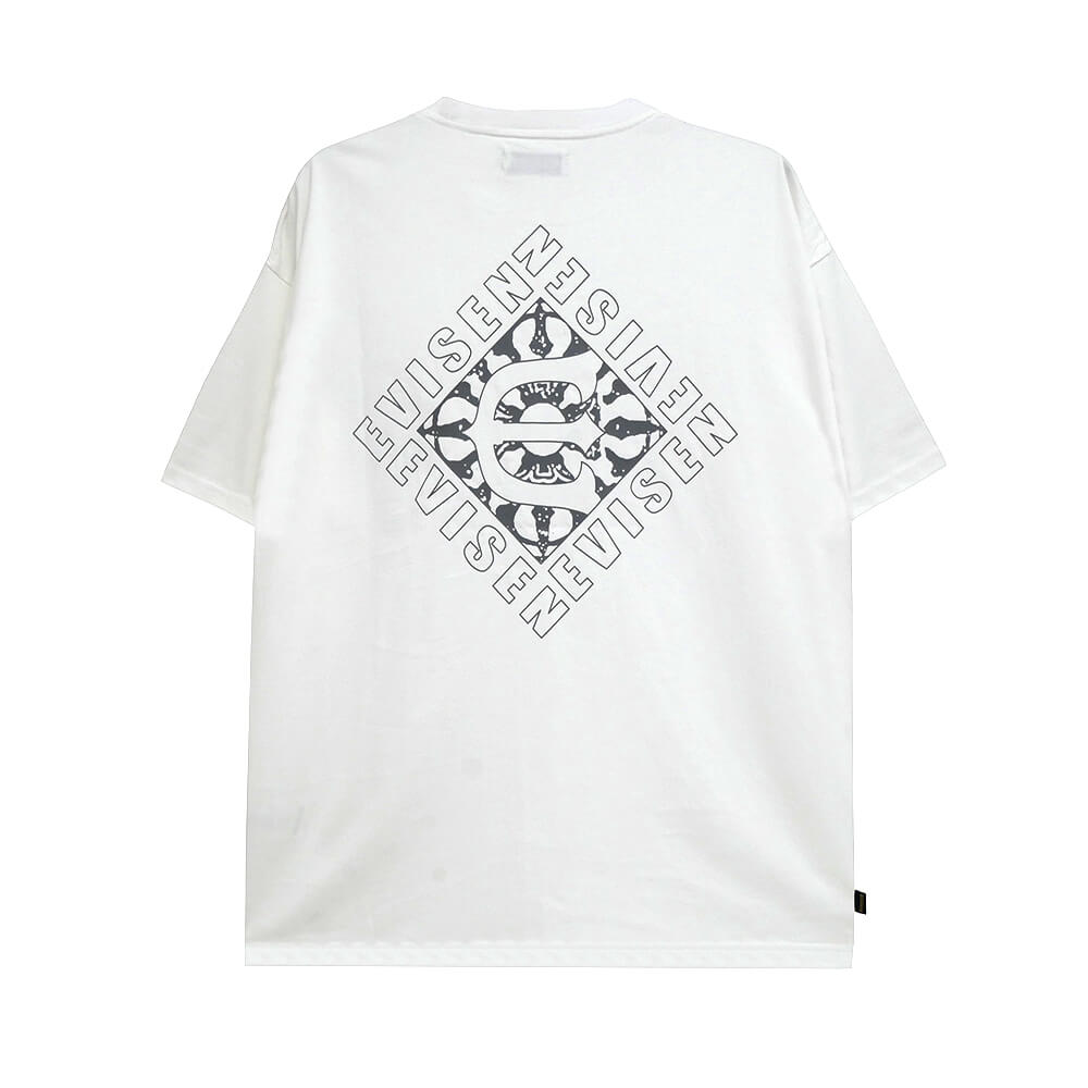 EVISEN T-SHIRT  エビセン  Tシャツ  DIAMOND  WHITE  スケートボード スケボー 