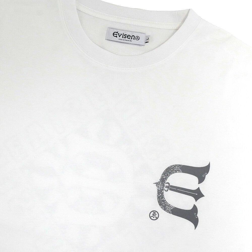 EVISEN T-SHIRT  エビセン  Tシャツ  DIAMOND  WHITE  スケートボード スケボー 2