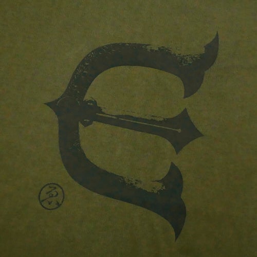 EVISEN T-SHIRT  エビセン  Tシャツ  E LOGO  KHAKI  スケートボード スケボー 1