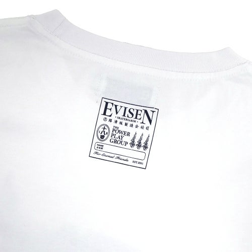 EVISEN T-SHIRT > エビセン  Tシャツ  E LOGO  WHITE  スケートボード スケボー 2