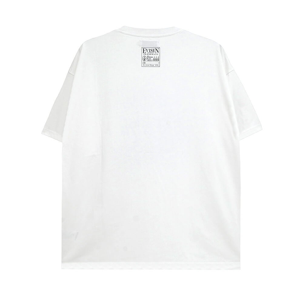 EVISEN T-SHIRT > エビセン  Tシャツ  E LOGO  WHITE  スケートボード スケボー 3