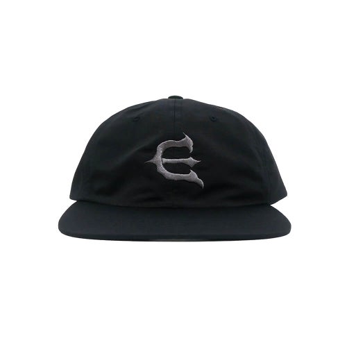 EVISEN CAP エビセン  キャップ  ONE-UP 6 PANEL BLACK スケートボード スケボー 1