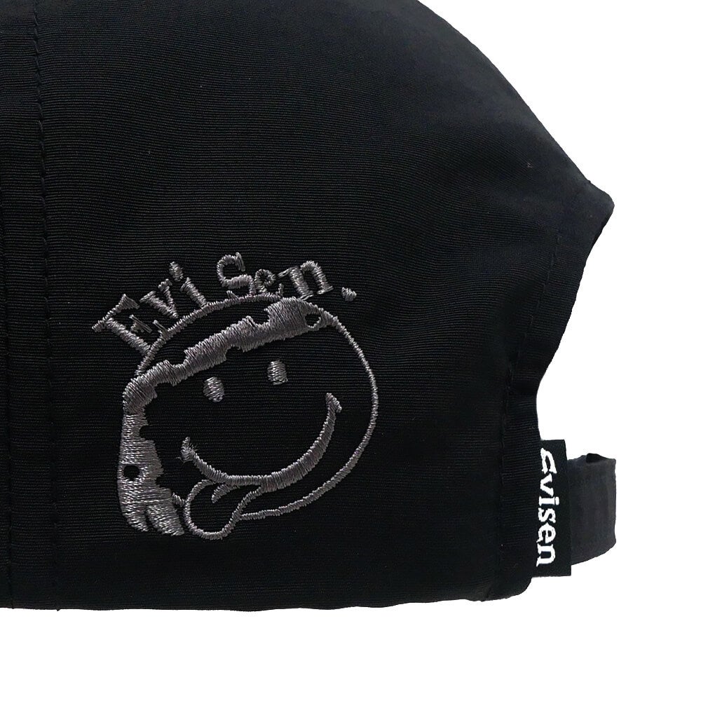 EVISEN CAP エビセン  キャップ  ONE-UP 6 PANEL BLACK スケートボード スケボー 3