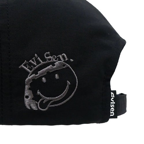 EVISEN CAP エビセン  キャップ  ONE-UP 6 PANEL BLACK スケートボード スケボー 3