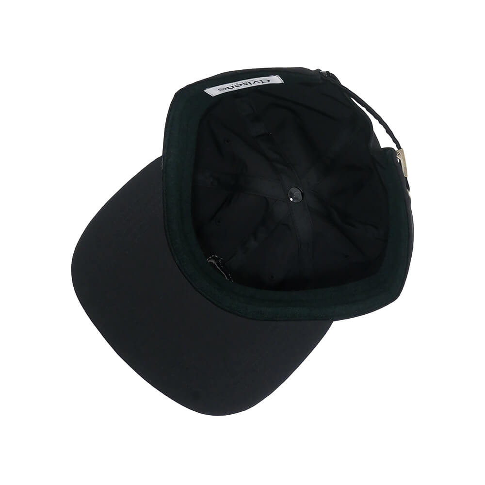 EVISEN CAP エビセン  キャップ  ONE-UP 6 PANEL BLACK スケートボード スケボー 4