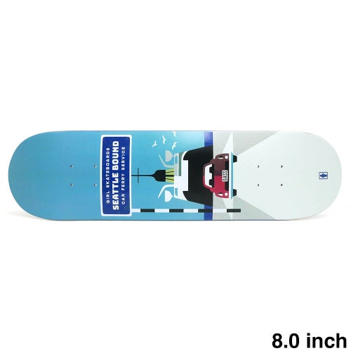GIRL DECK ガール デッキ GRIFFIN GASS SEATTLE BOUND BLUE STAIN 8.0 スケートボード スケボー 1