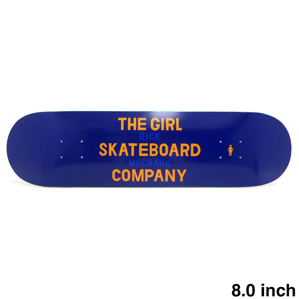 GIRL DECK ガール デッキ RICK McCRANK SANS 8.0 スケートボード スケボー 1